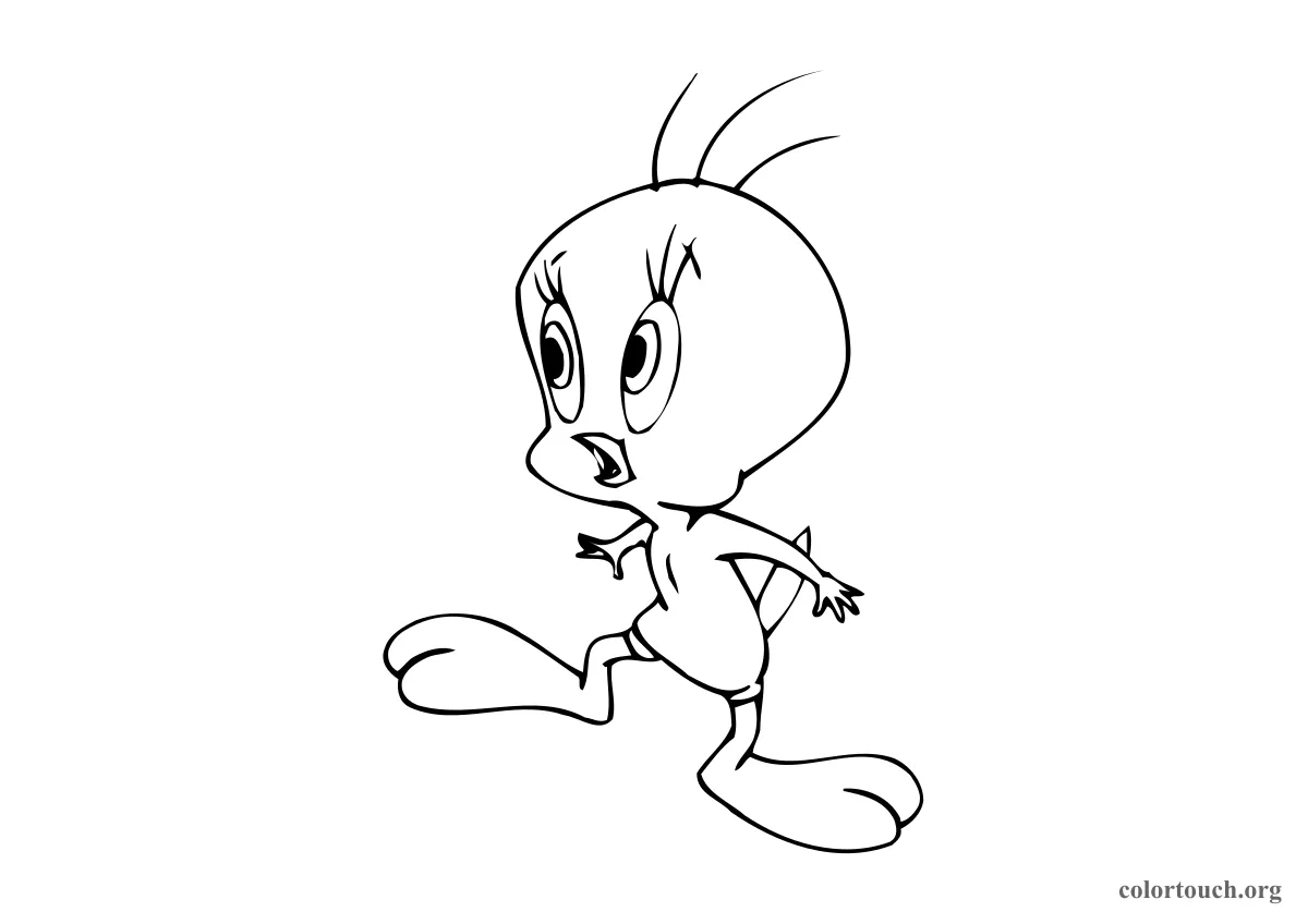 Tweety Bird Coloring Page